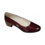 Pantofi dama casual din piele naturala LAC, Bordeaux - STD24LVIS